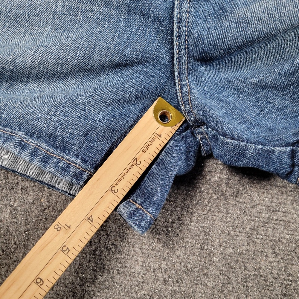 Guess Medium Blue High-Rise Denim Shorts - Picture 8 of 9